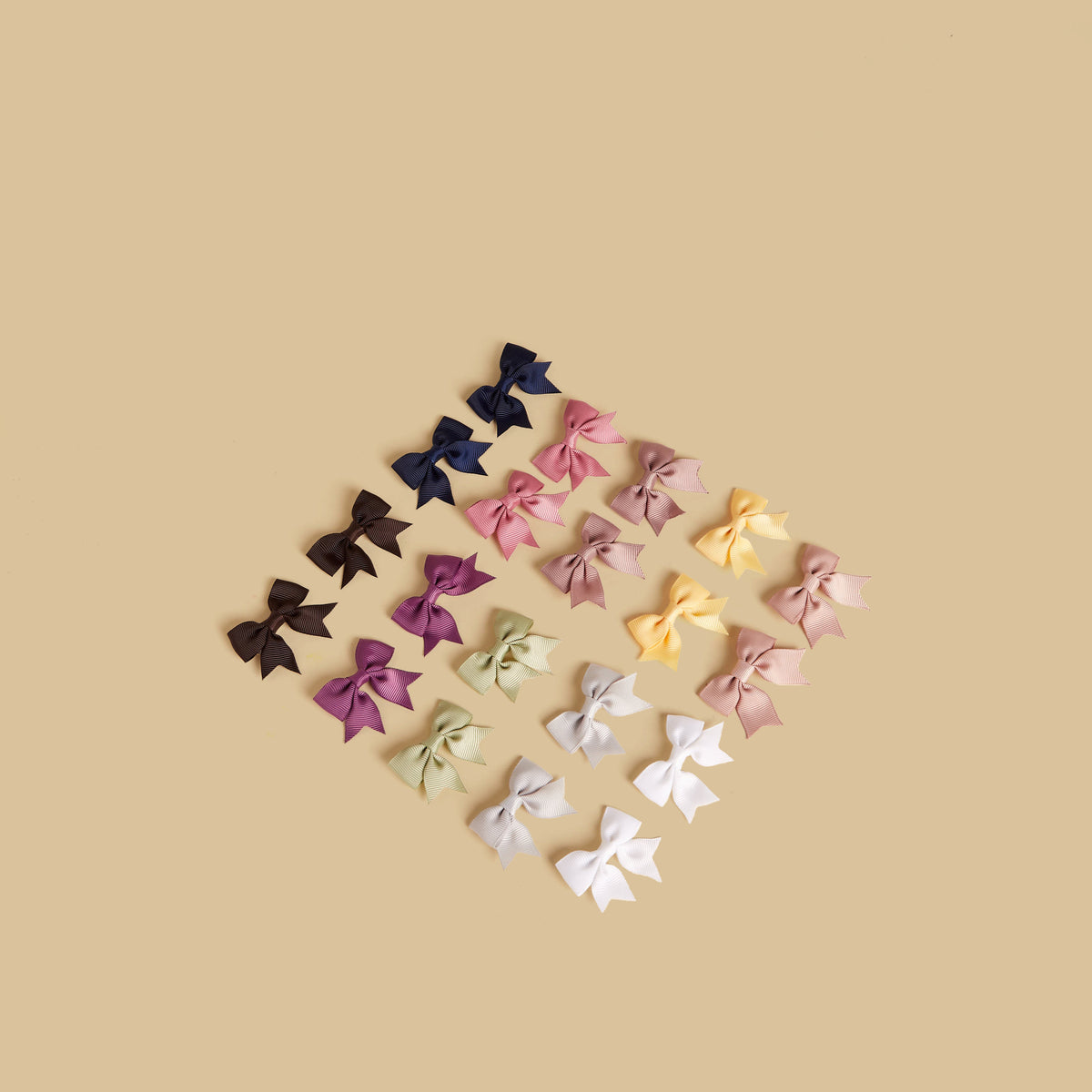 Pack of 20 - Bow Shaped Hair Clip