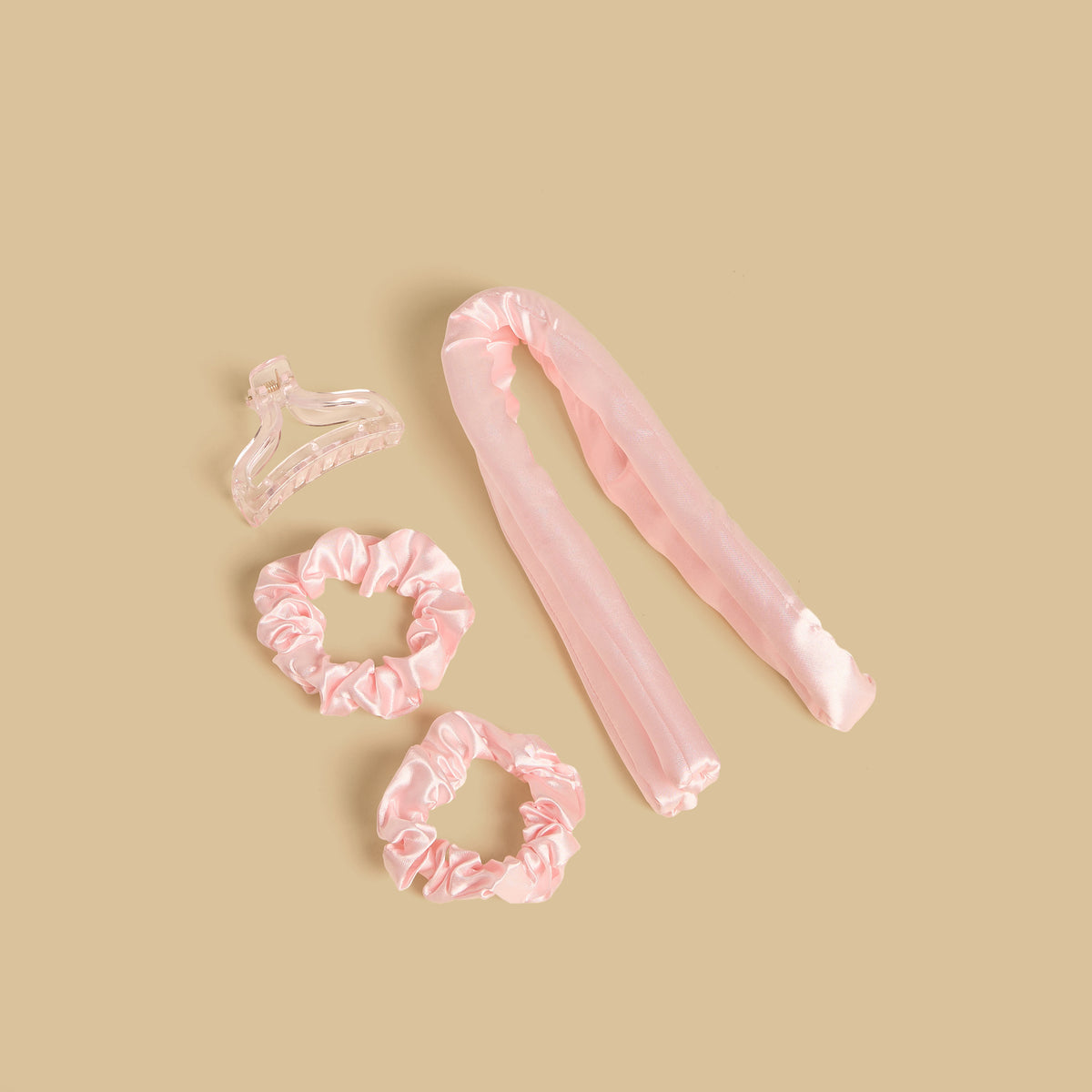 Plain 4-Piece Hair Roller Set