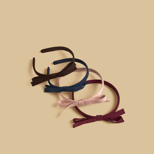 Pack of 4 Bow Accent Hairbands - Multicolor