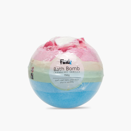 Findz Cranberry Vanilla Bath Bomb - 150 gms