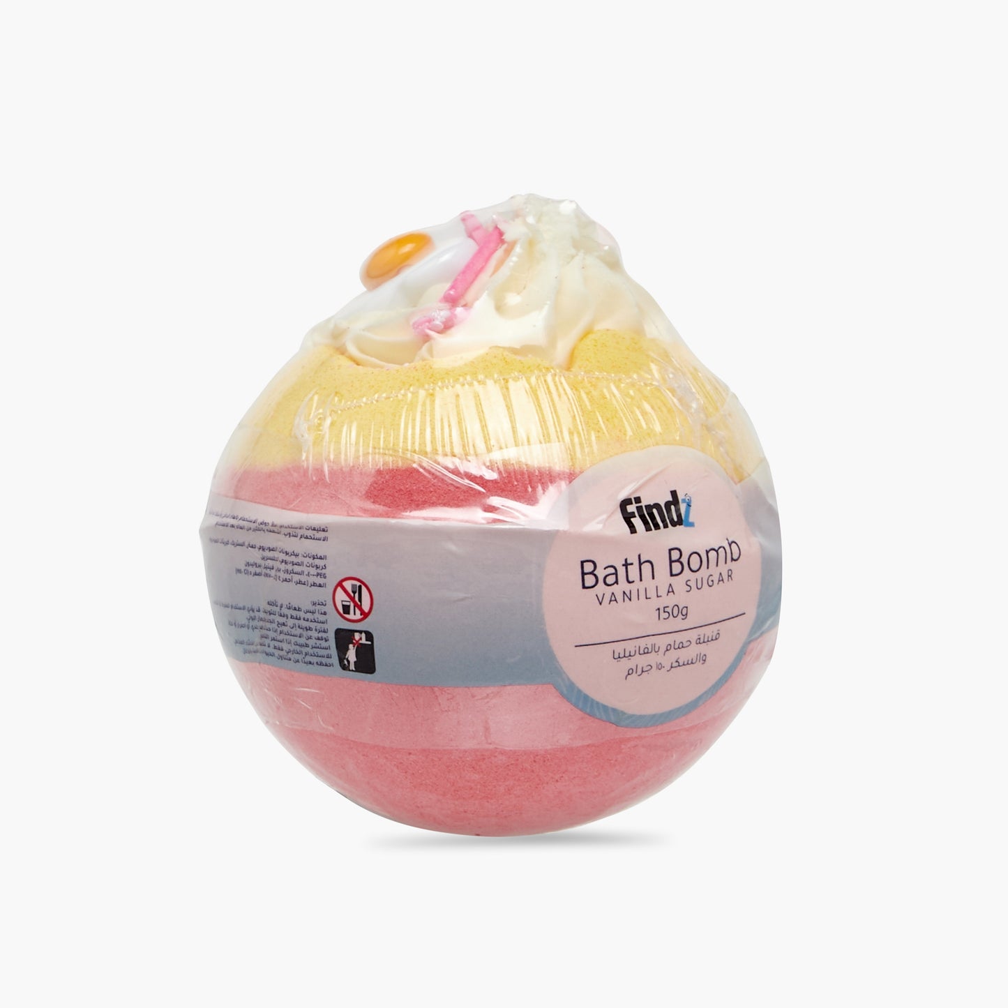 Findz Vanilla Sugar Bath Bomb - 150 gms