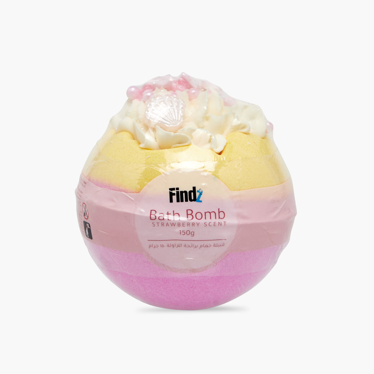 Findz Strawberry Bath Bomb - 150 gms