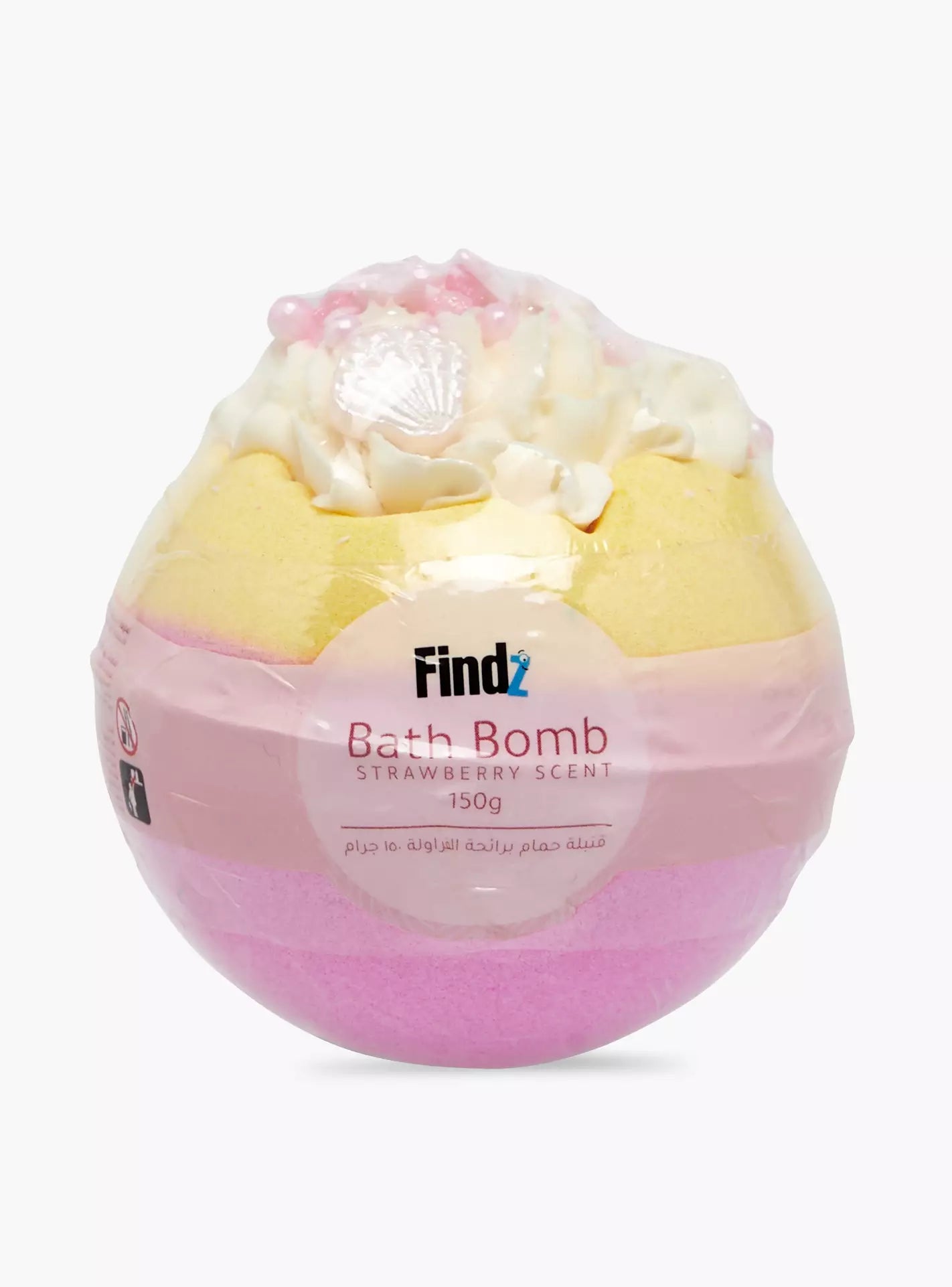 Findz Strawberry Bath Bomb - 150 gms