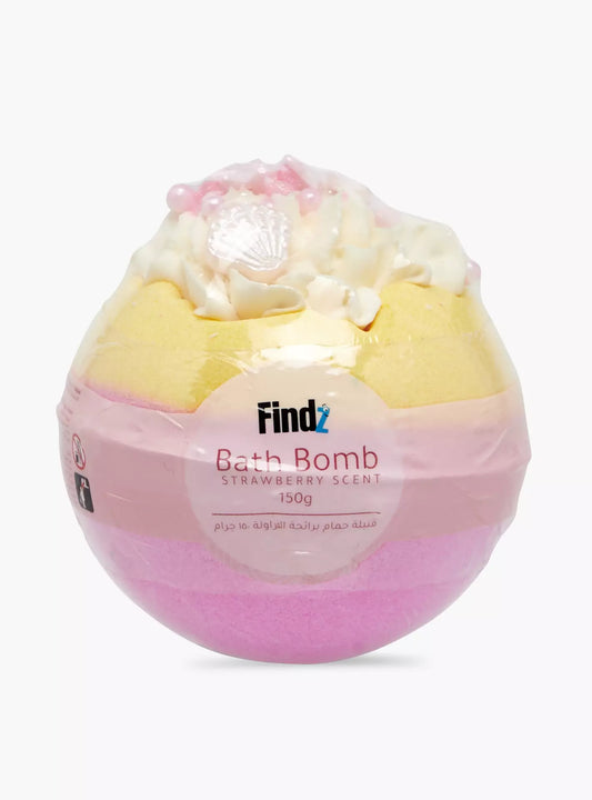 Findz Strawberry Bath Bomb - 150 gms