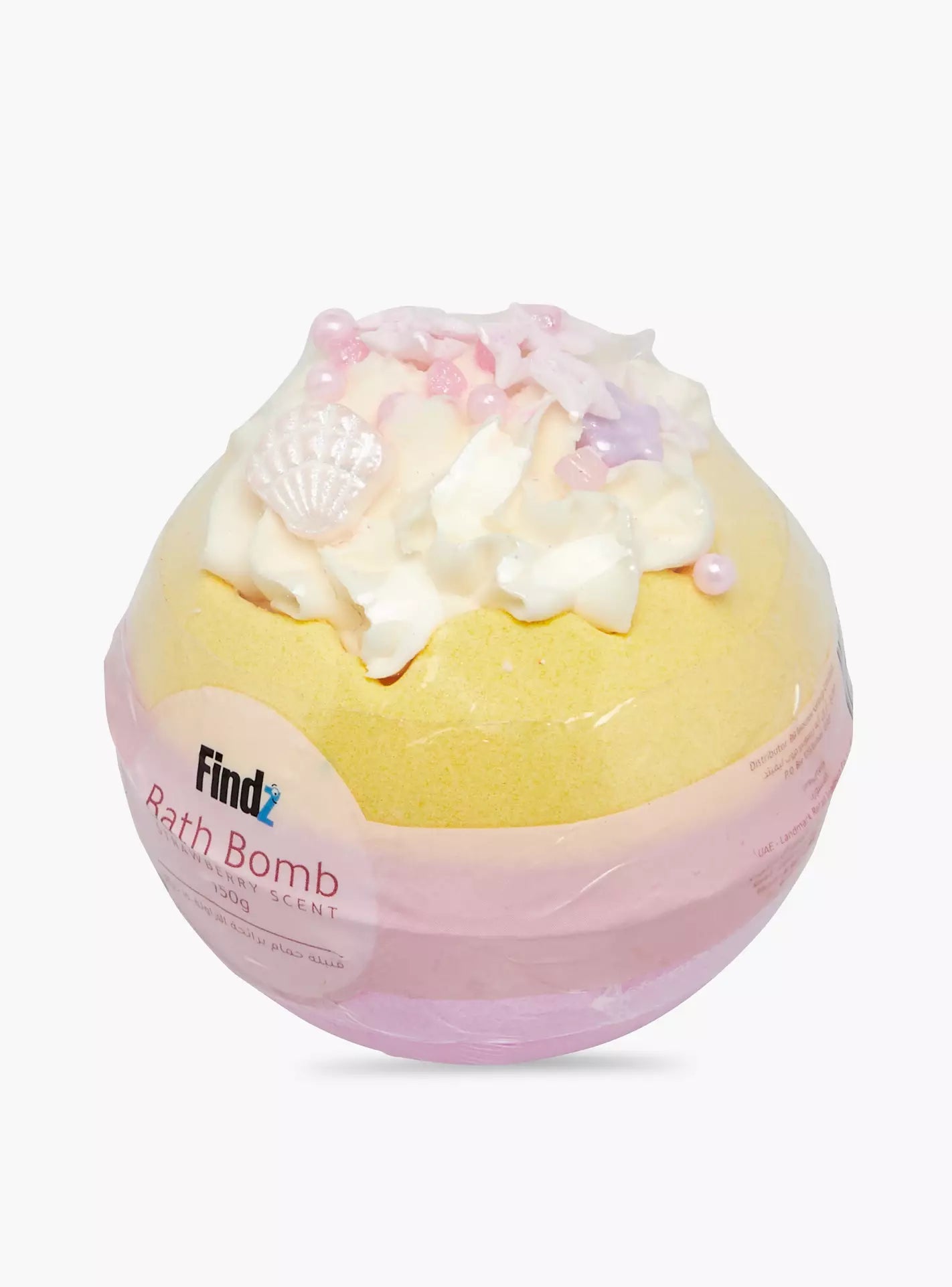 Findz Strawberry Bath Bomb - 150 gms