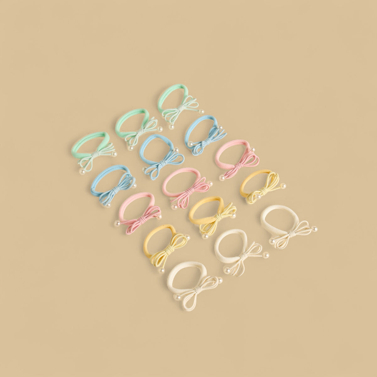 Pack of 15 - Bow Detail Hair Tie