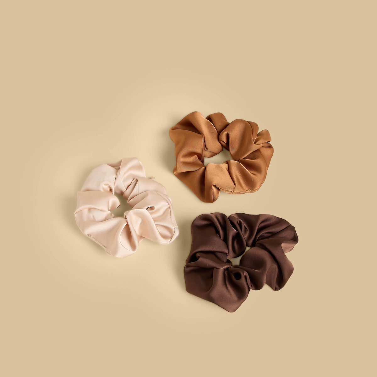 Pack of 3 - Plain Hair Scrunchie