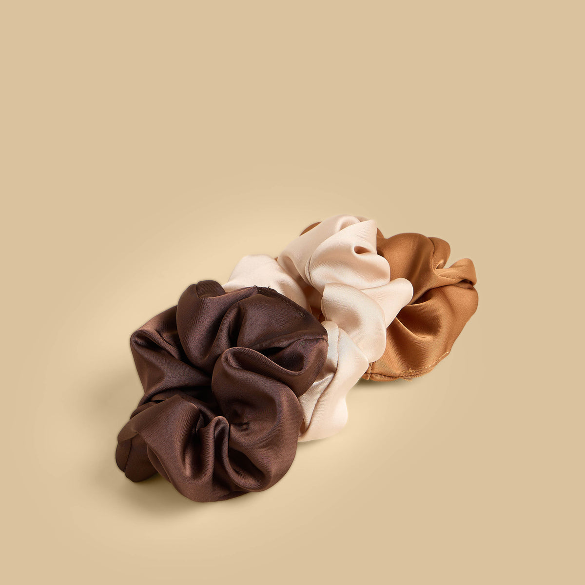 Pack of 3 - Plain Hair Scrunchie
