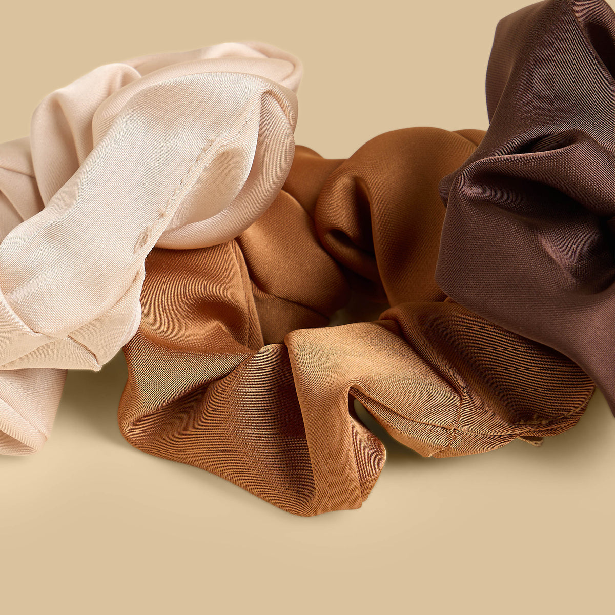 Pack of 3 - Plain Hair Scrunchie