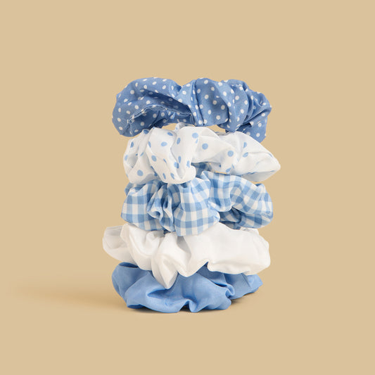 Pack of 5 - Assorted Scrunchie