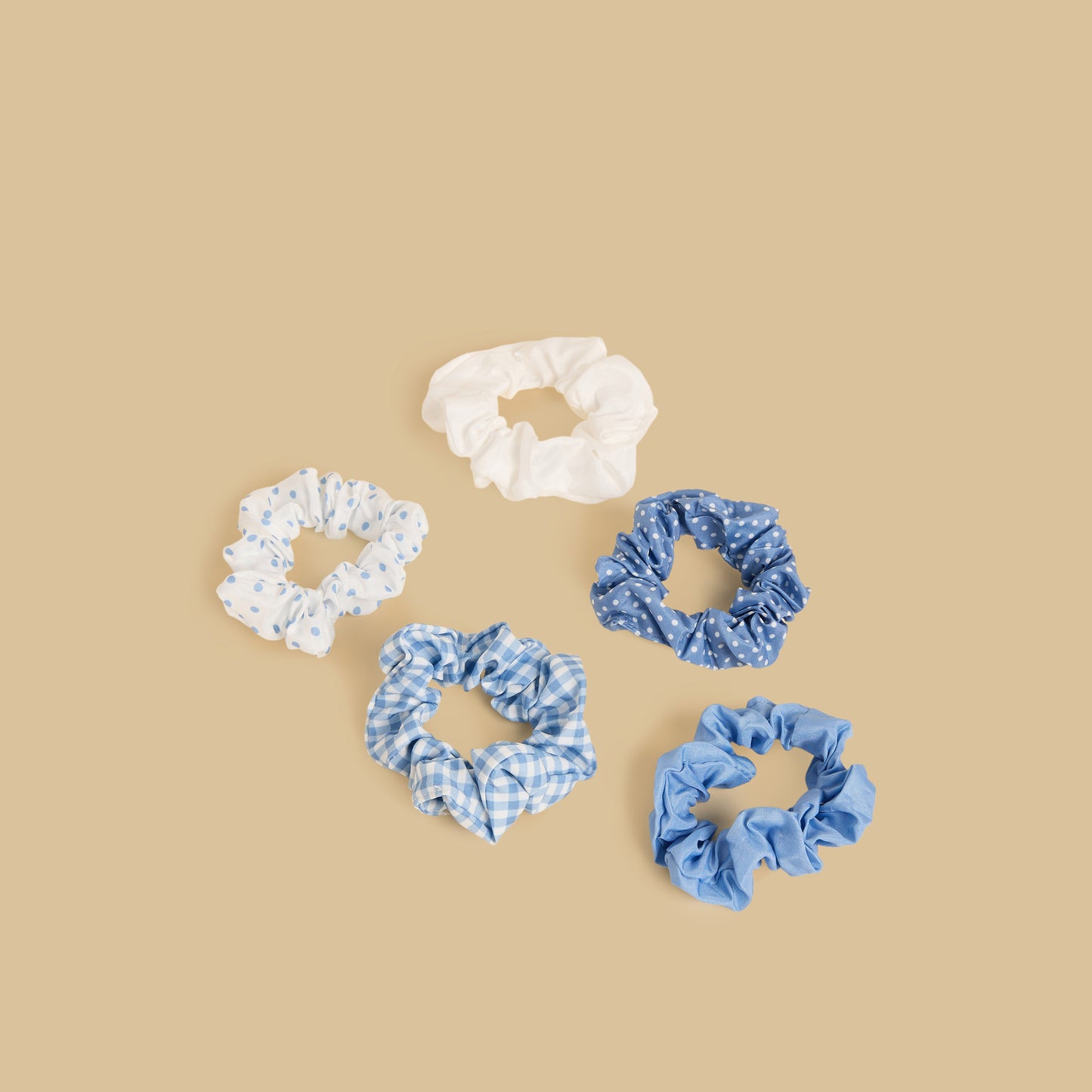 Pack of 5 - Assorted Scrunchie