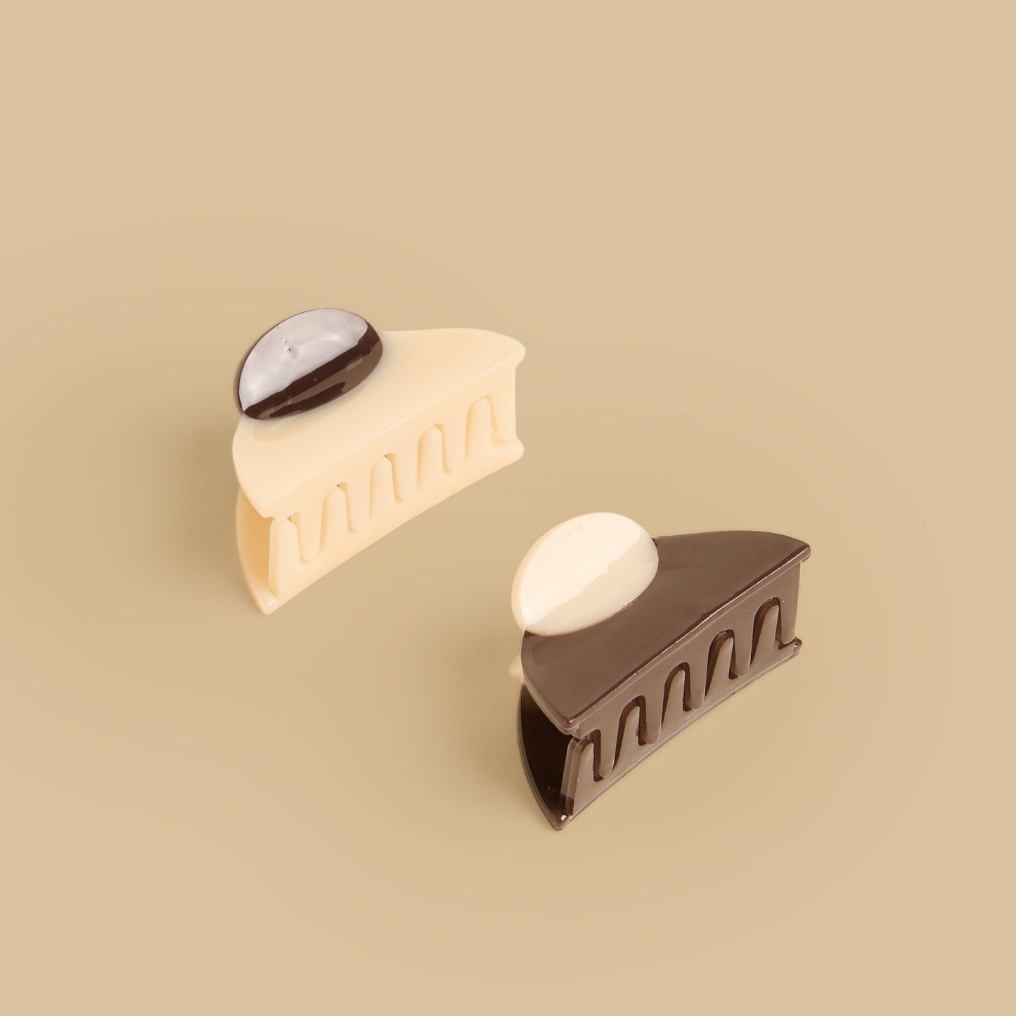 Pack of 2 - Colourblock Hair Clamp
