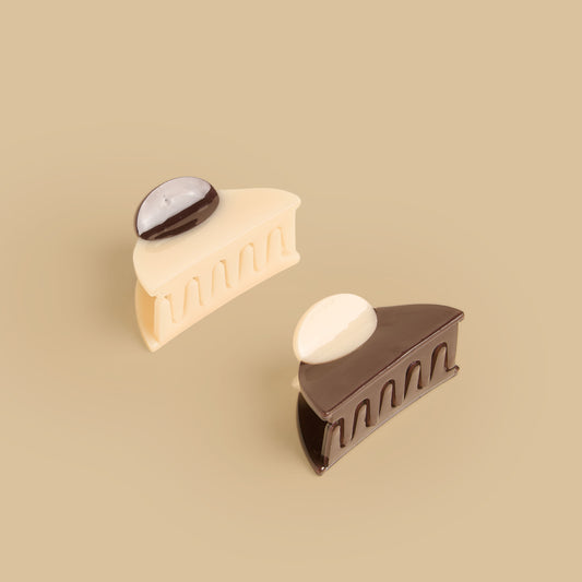 Pack of 2 - Colourblock Hair Clamp