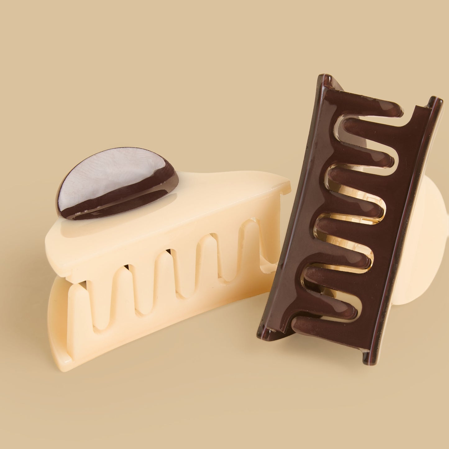 Pack of 2 - Colourblock Hair Clamp