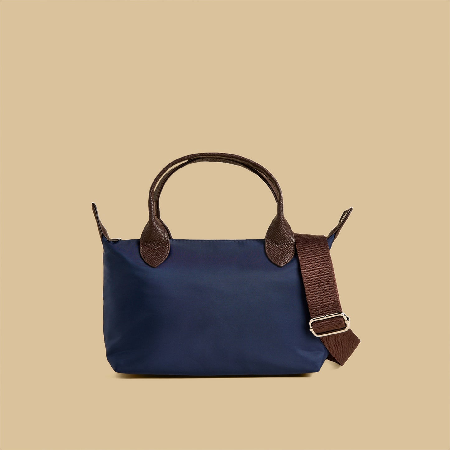 Textured Crossbody Bag with Detachable Strap