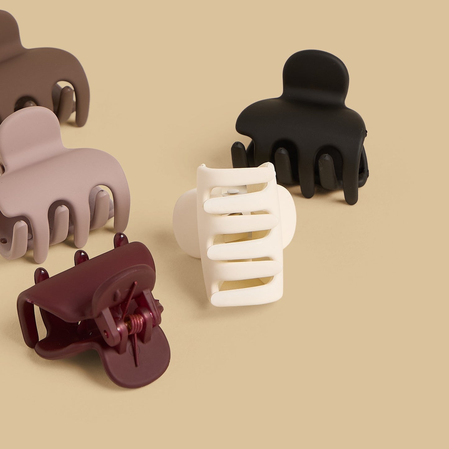 Pack of 6 - Matte Hair Clamp