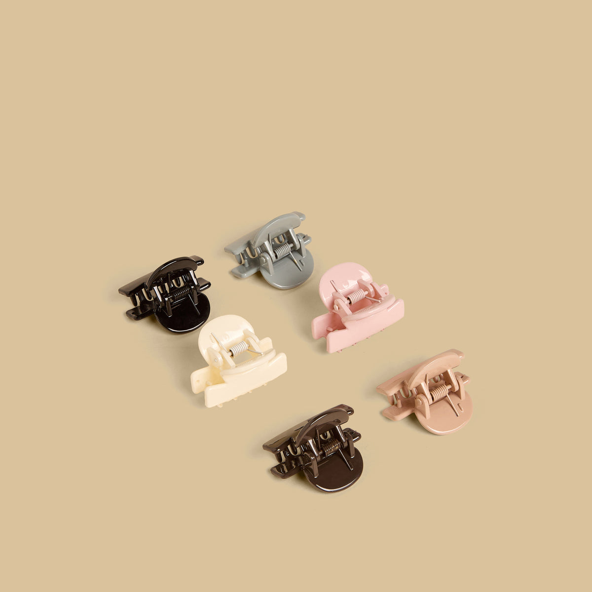 Pack of 6 - Plain Hair Clamp