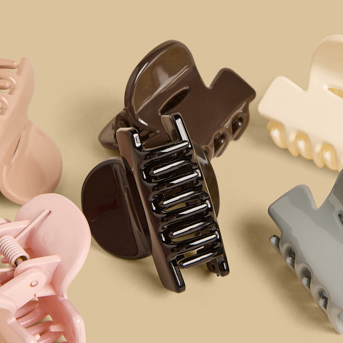 Pack of 6 - Plain Hair Clamp