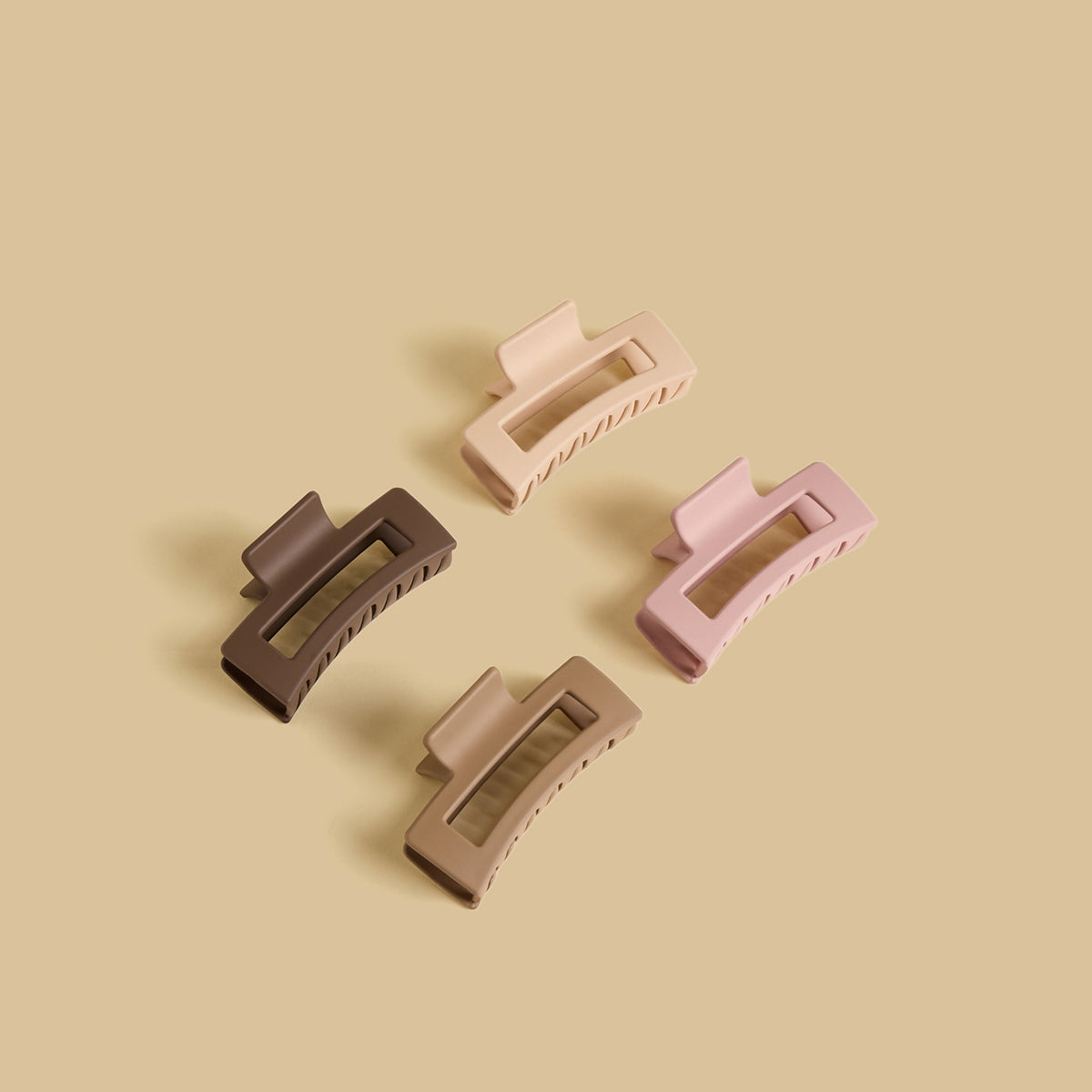 Pack of 4 - Cutout Hair Clamp