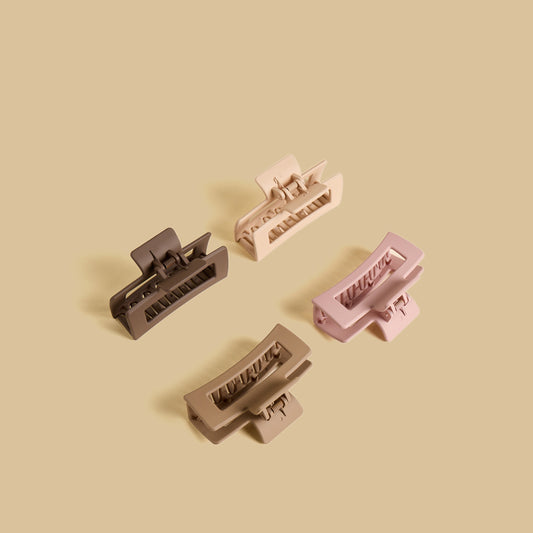 Pack of 4 - Cutout Hair Clamp