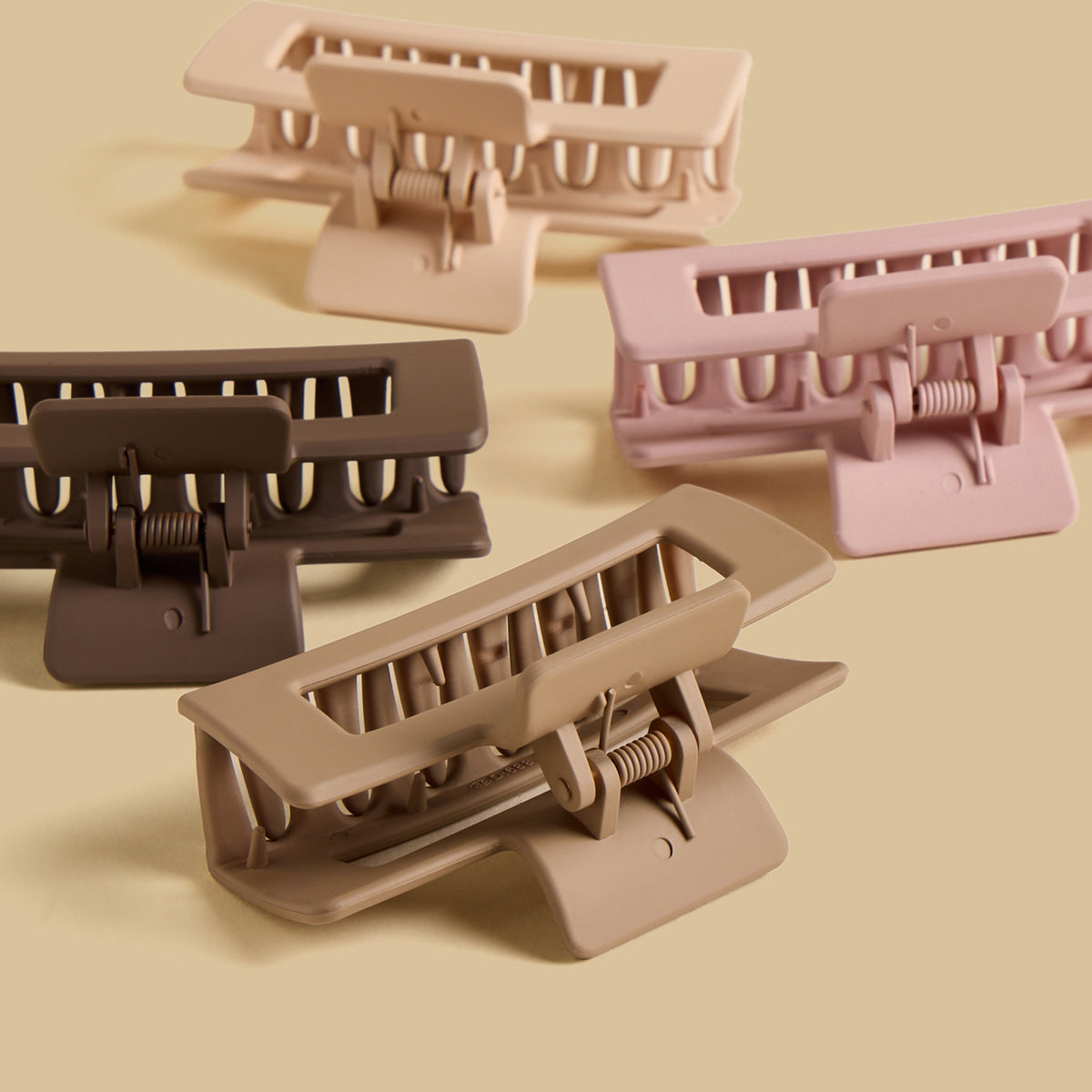 Pack of 4 - Cutout Hair Clamp