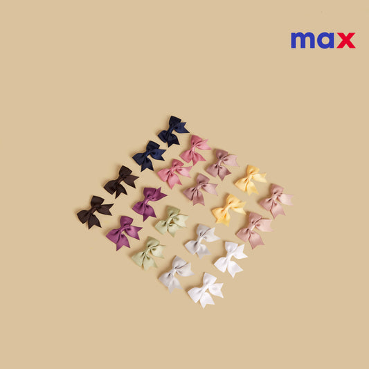 Pack of 20 - Bow Shaped Hair Clip