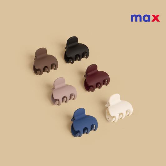 Pack of 6 - Matte Hair Clamp
