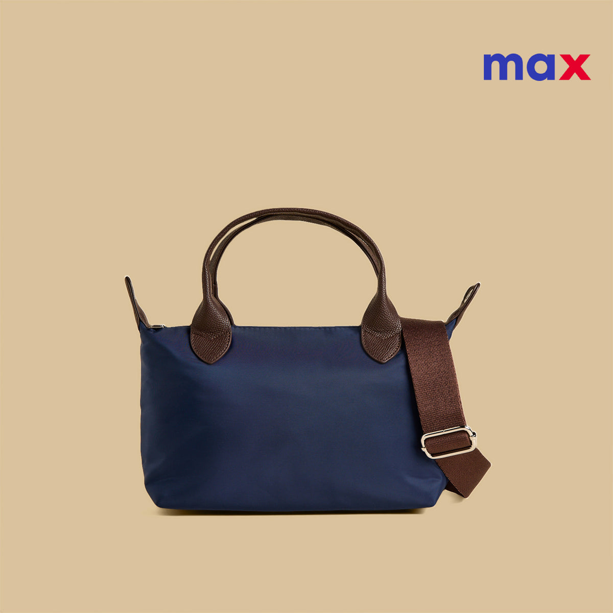 Textured Crossbody Bag with Detachable Strap