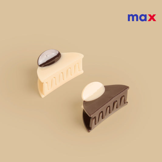 Pack of 2 - Colourblock Hair Clamp
