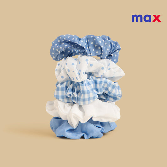 Pack of 5 - Assorted Scrunchie
