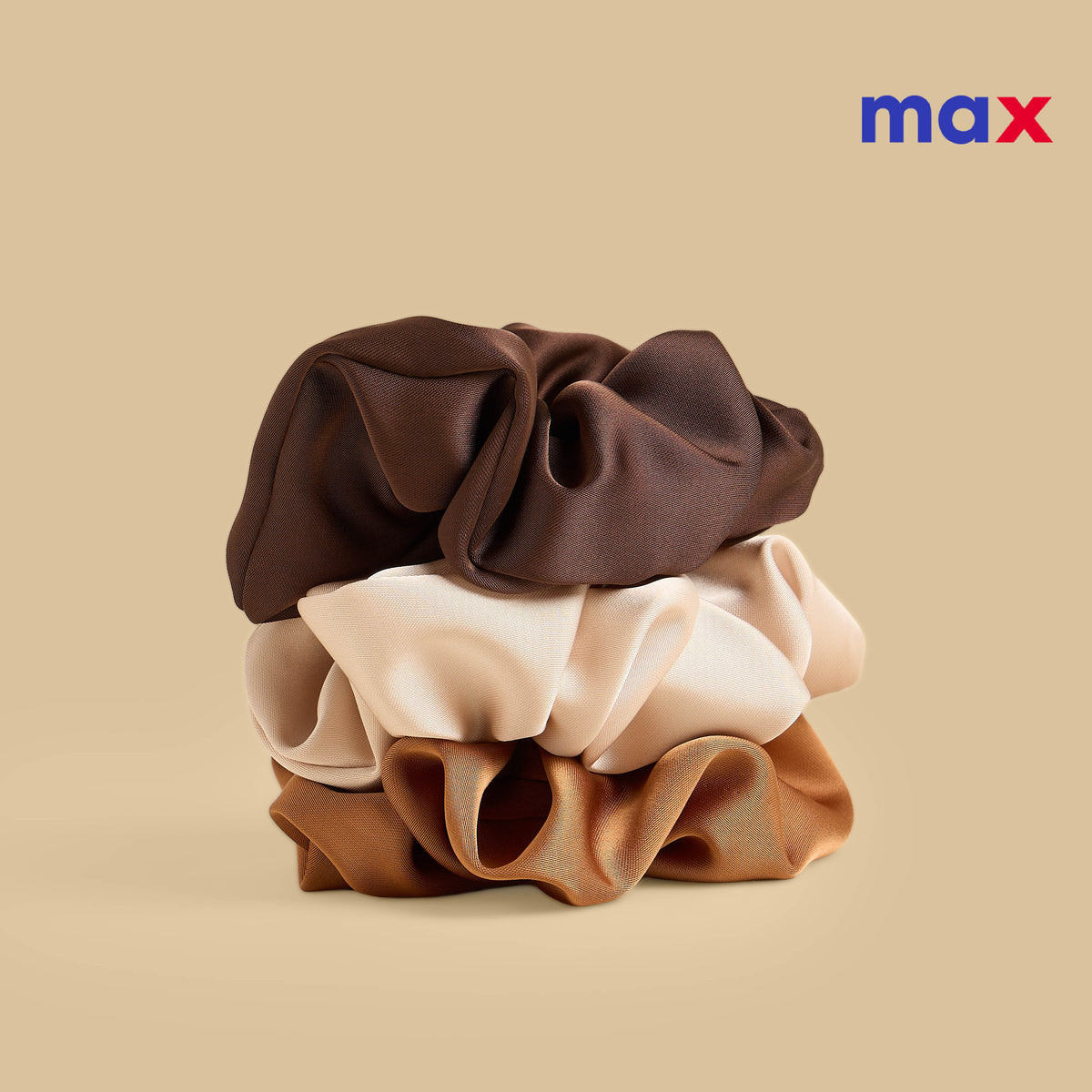 Pack of 3 - Plain Hair Scrunchie