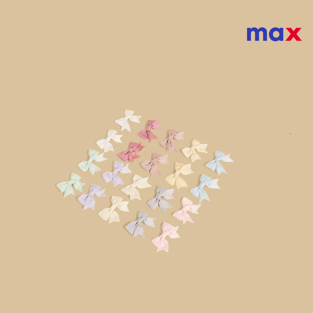 Pack of 20 - Bow Shaped Hair Clip