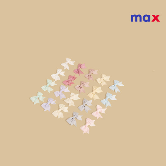 Pack of 20 - Bow Shaped Hair Clip