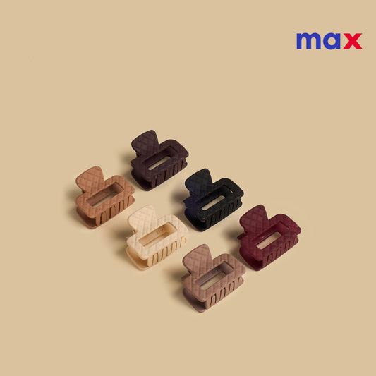 Pack of 6 - Textured Hair Clamp