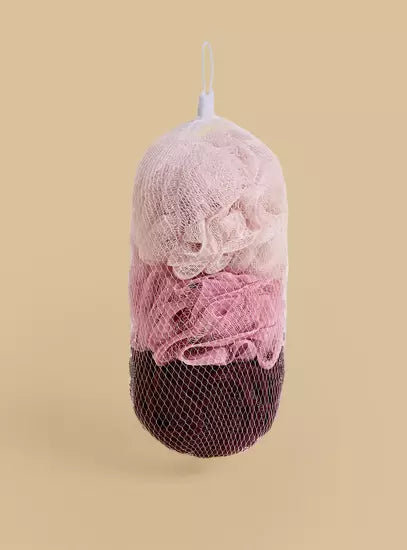 Pack of 3 - Textured Bath Sponge