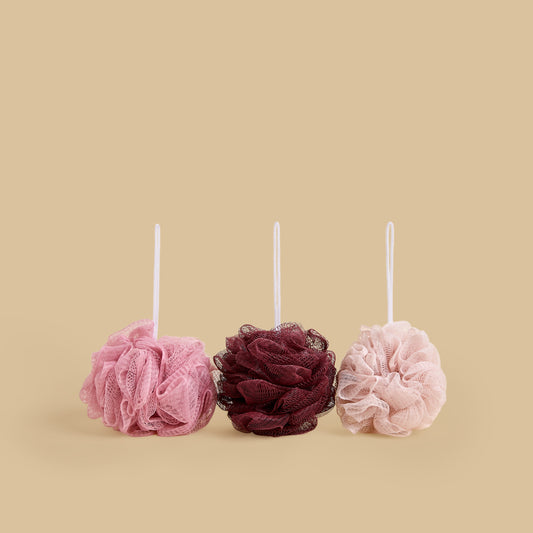 Pack of 3 - Textured Bath Sponge