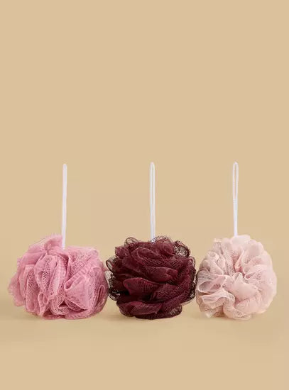 Pack of 3 - Textured Bath Sponge