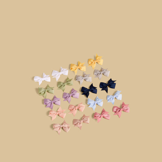 Pack of 20 - Bow Accent Hair Clip