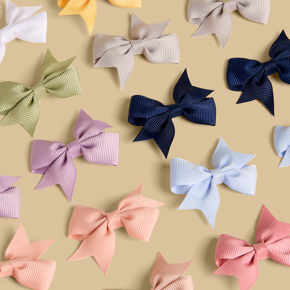 Pack of 20 - Bow Accent Hair Clip