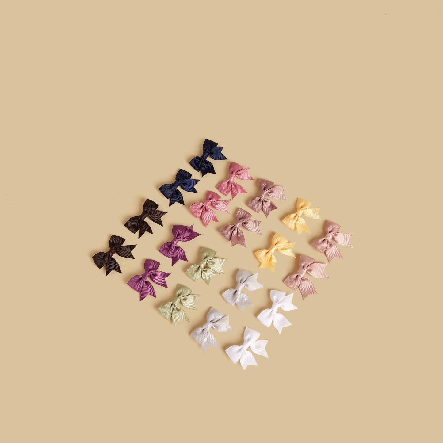 Pack of 20 - Bow Shaped Hair Clip