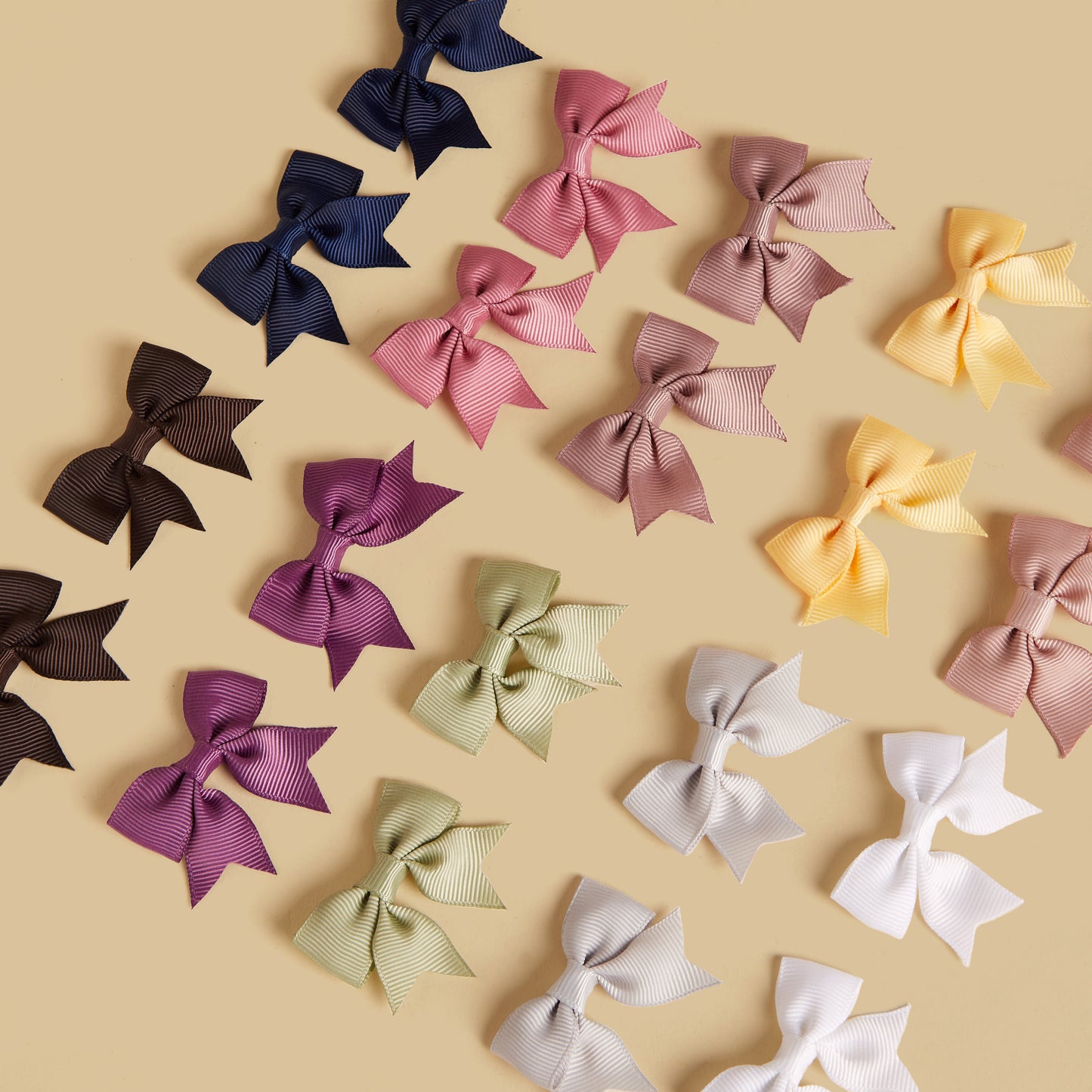 Pack of 20 - Bow Shaped Hair Clip