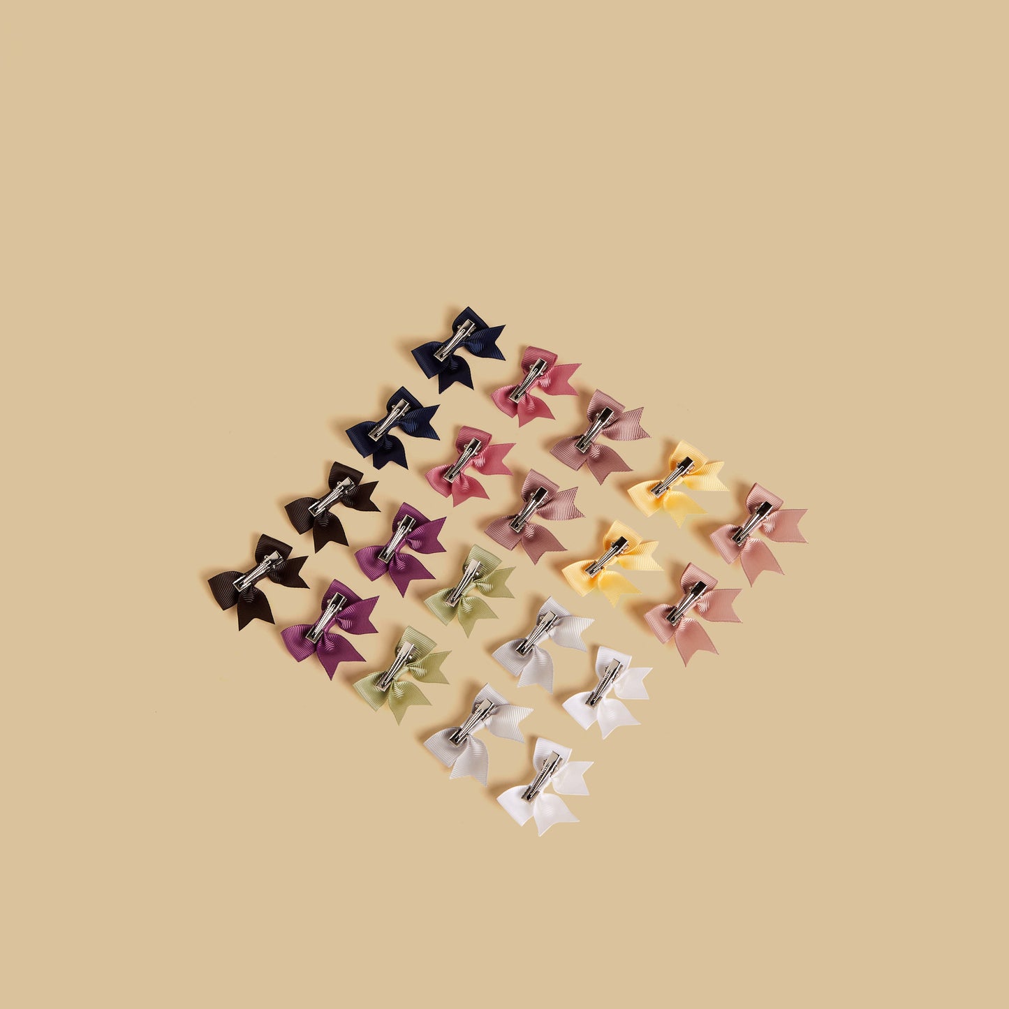 Pack of 20 - Bow Shaped Hair Clip