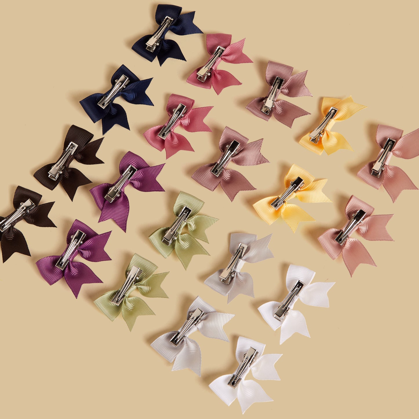 Pack of 20 - Bow Shaped Hair Clip