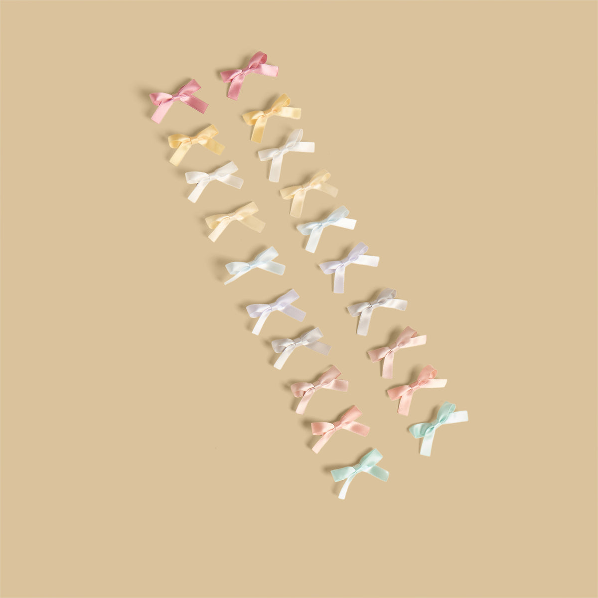 Pack of 20 - Bow Shaped Hair Clip