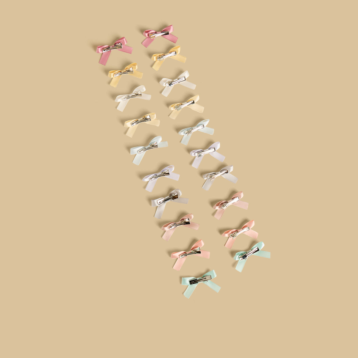 Pack of 20 - Bow Shaped Hair Clip
