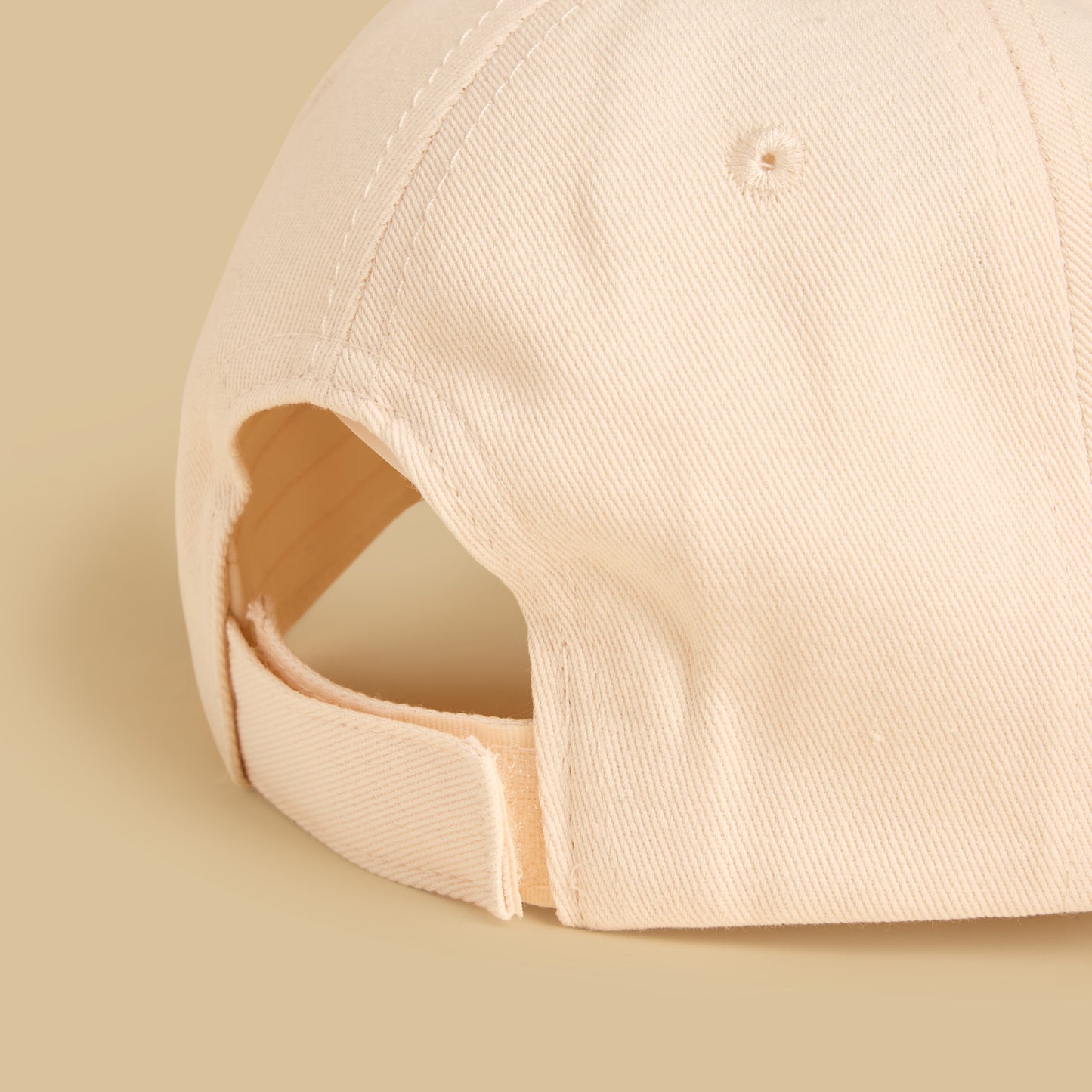 Strawberry Bead Embellished Cap with Hook and Loop Closure