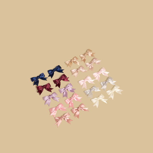 Pack of 20 - Bow Accent Hair Clip