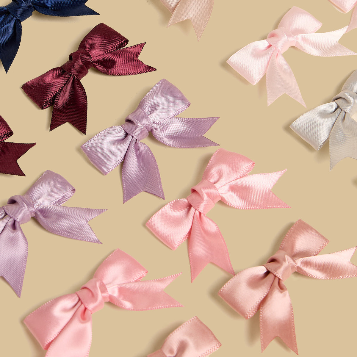 Pack of 20 - Bow Accent Hair Clip