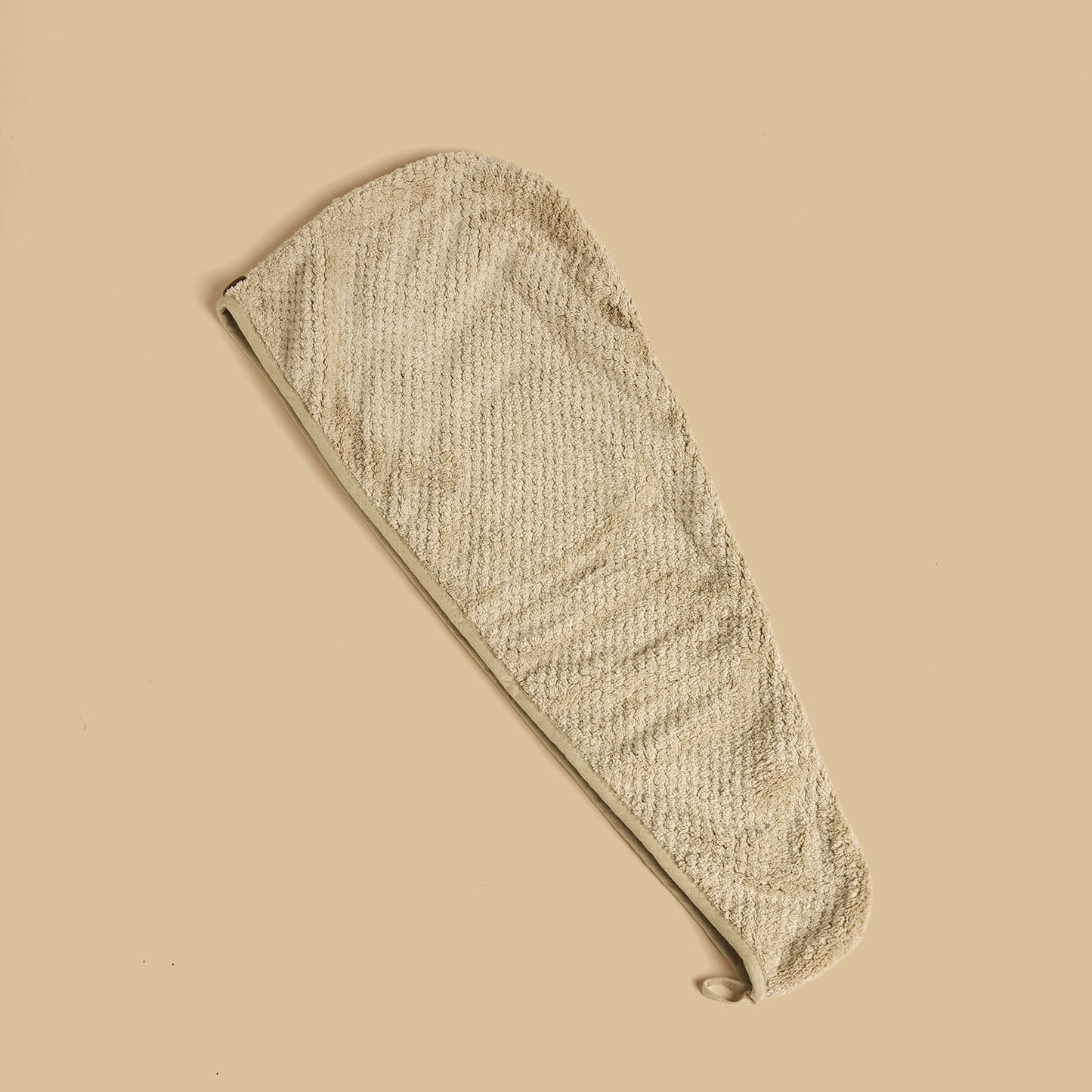 Textured Head Towel - Brown