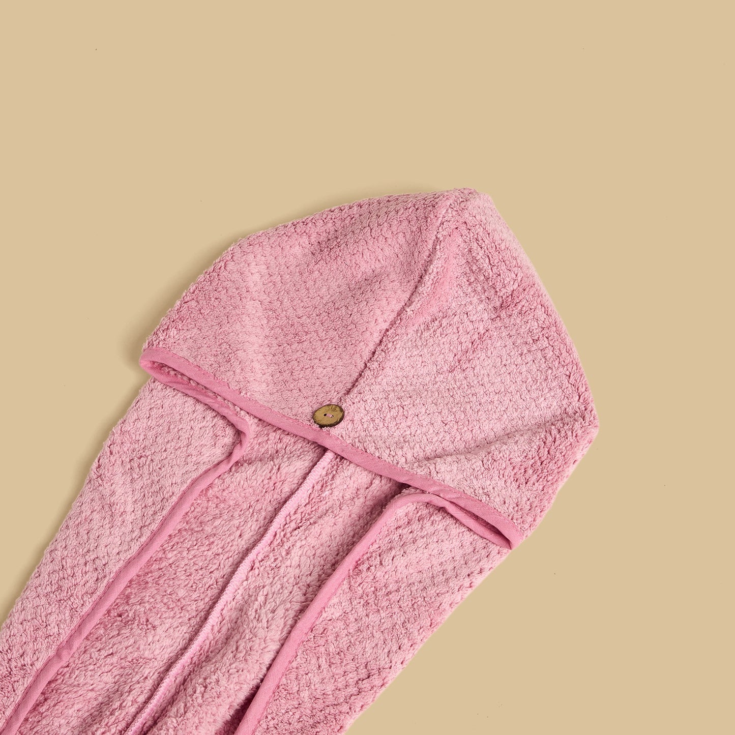Textured Head Towel - Pink